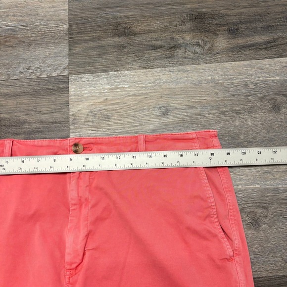 Vineyard Vines Pink Mens 38 6.5" Island‎ Shorts Chino Summer Cotton Flat Front - Picture 6 of 9